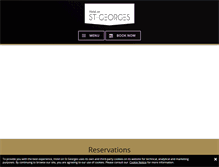 Tablet Screenshot of hotelonstgeorges.com